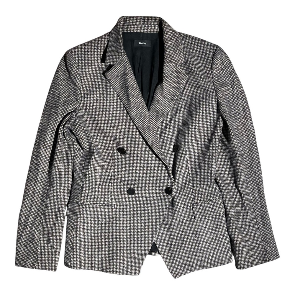 Theory Db Angled Abbot Knit Tan Multi Jacket + Dr… - image 3